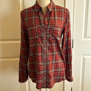 Plaid cotton shirt